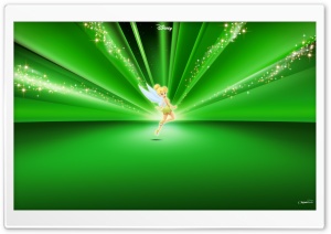 Tinkerbell Disney Green Ultra HD Wallpaper for 4K UHD Widescreen desktop, tablet & smartphone