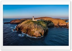Tiumpan Head Lighthouse on the Isle of Lewis 4K UHD Wallpaper for Widescreen and UltraWide Desktop, UltraHD TV, Smartphone, Tablet
