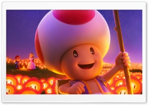 Toad  - The Super Mario Bros 2023 Ultra HD Wallpaper for 4K UHD Widescreen desktop, tablet & smartphone