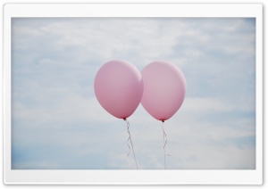 Together - Pink Balloons Ultra HD Wallpaper for 4K UHD Widescreen desktop, tablet & smartphone