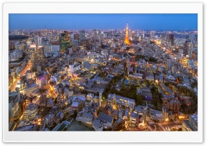 Tokyo at Sunset Ultra HD Wallpaper for 4K UHD Widescreen desktop, tablet & smartphone