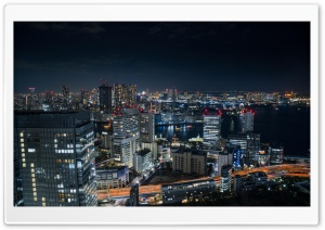 Tokyo Bay at Night Ultra HD Wallpaper for 4K UHD Widescreen desktop, tablet & smartphone