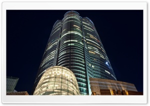 Tokyo Buildings at Night Ultra HD Wallpaper for 4K UHD Widescreen desktop, tablet & smartphone
