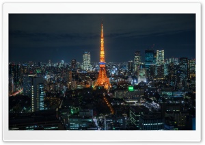 Tokyo Night View Ultra HD Wallpaper for 4K UHD Widescreen desktop, tablet & smartphone
