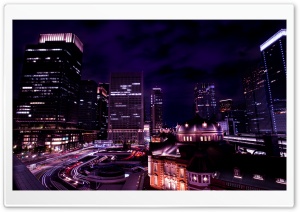 Tokyo night view, Japan Ultra HD Wallpaper for 4K UHD Widescreen desktop, tablet & smartphone