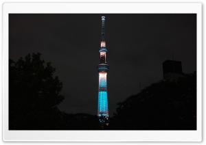 Tokyo Skytree Night View, Japan Ultra HD Wallpaper for 4K UHD Widescreen desktop, tablet & smartphone