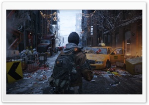 Tom Clancy's The Division New York City Street Ultra HD Wallpaper for 4K UHD Widescreen desktop, tablet & smartphone