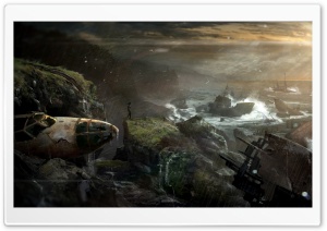 Tomb Raider 2012 - Shipwreck Ultra HD Wallpaper for 4K UHD Widescreen desktop, tablet & smartphone
