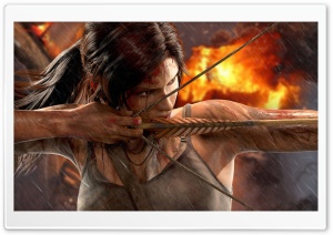 Tomb Raider - Lara Croft Bow Ultra HD Wallpaper for 4K UHD Widescreen desktop, tablet & smartphone