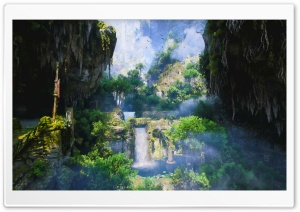 Tomb Raider Legacy of Atlantis Screenshot, Amazing Landscape 4K UHD Wallpaper for Widescreen and UltraWide Desktop, UltraHD TV, Smartphone, Tablet