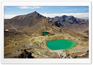 Tongariro Alpine Crossing Emerald Lakes Ultra HD Wallpaper for 4K UHD Widescreen desktop, tablet & smartphone