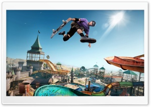 Tony Hawk's Pro Skater 3 + 4 2025 VideoGame 4K UHD Wallpaper for Widescreen and UltraWide Desktop, UltraHD TV, Smartphone, Tablet