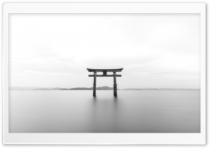 Torii Black and White Ultra HD Wallpaper for 4K UHD Widescreen desktop, tablet & smartphone