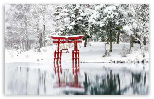 Torii Gate, Japan, Tranquility, Winter UltraHD Wallpaper for UHD 16:9 ; HD 16:9 ; UltraWide 21:9 24:10 32:9 32:10 ; Widescreen 16:10 5:3 ; Fullscreen 4:3 5:4 3:2 ; Tablet 1:1 ; Mobile 9:16 9:19.5 9:20 9:21 9:22 10:16 2:3 3:5 3:4 ; Dual 16:10 5:3 16:9 4:3 5:4 3:2 ;