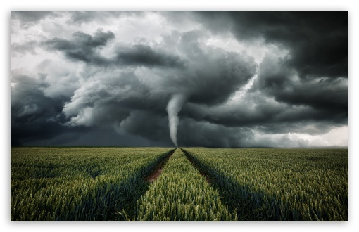 Tornado Over Open Field UltraHD Wallpaper for UHD 16:9 ; HD 16:9 ; UltraWide 21:9 24:10 ; Widescreen 16:10 5:3 ; Fullscreen 4:3 5:4 3:2 ; Tablet 1:1 ; Mobile 9:16 9:19.5 9:20 9:21 9:22 10:16 2:3 3:5 3:4 ;