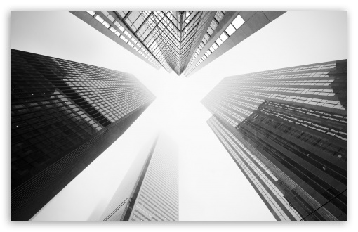 Toronto Skyscrapers Black and White Ultra HD Desktop Background ...