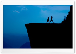Tourists Silhouette 4K UHD Wallpaper for Widescreen and UltraWide Desktop, UltraHD TV, Smartphone, Tablet