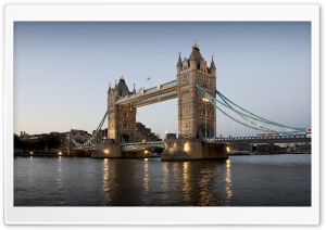 Tower Bridge, Evening Ultra HD Wallpaper for 4K UHD Widescreen desktop, tablet & smartphone