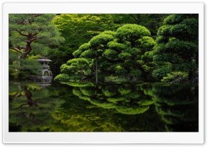 Traditional Japanese Garden 4K UHD Wallpaper for Widescreen and UltraWide Desktop, UltraHD TV, Smartphone, Tablet