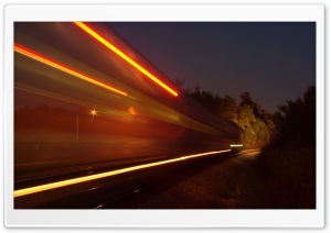 Train Long Exposure Ultra HD Wallpaper for 4K UHD Widescreen desktop, tablet & smartphone