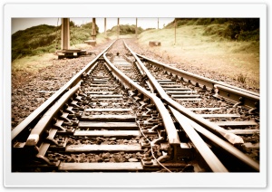 Train Tracks Ultra HD Wallpaper for 4K UHD Widescreen desktop, tablet & smartphone
