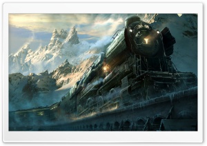 Train Travel Fantasy Ultra HD Wallpaper for 4K UHD Widescreen desktop, tablet & smartphone