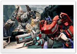 Transformers FOC - Optimus and Metroplex Ultra HD Wallpaper for 4K UHD Widescreen desktop, tablet & smartphone