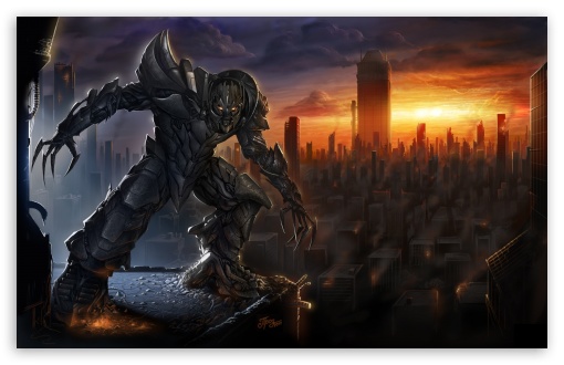 Megatron in Darkness  Transformers G1 Wallpaper