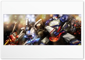 Transformers Rockband 4K UHD Wallpaper for Widescreen and UltraWide Desktop, UltraHD TV, Smartphone, Tablet