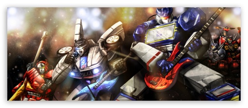 Transformers Rockband UltraHD Wallpaper for Dual 5:4 ;