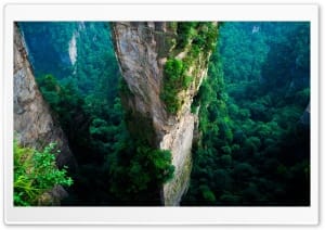 Travel Zhangjiajie National Forest Park China Asia 4K UHD Wallpaper for Widescreen and UltraWide Desktop, UltraHD TV, Smartphone, Tablet