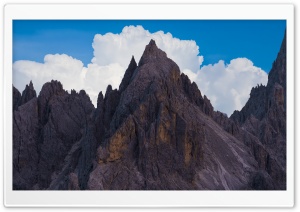 Tre Cime di Lavaredo Peaks, Sexten Dolomites 4K UHD Wallpaper for Widescreen and UltraWide Desktop, UltraHD TV, Smartphone, Tablet