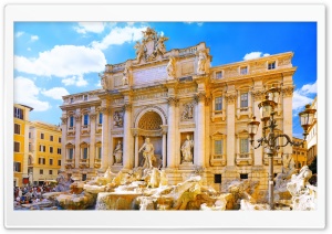 Trevi Fountain Ultra HD Wallpaper for 4K UHD Widescreen desktop, tablet & smartphone