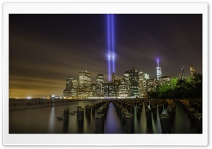 Tribute In Light New York City Ultra HD Wallpaper for 4K UHD Widescreen desktop, tablet & smartphone