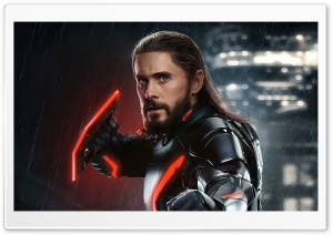 TRON Ares, Jared Leto plays Ares an AI Soldier 4K UHD Wallpaper for Widescreen and UltraWide Desktop, UltraHD TV, Smartphone, Tablet