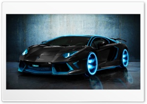 Tron Lamborghini 4K UHD Wallpaper for Widescreen and UltraWide Desktop, UltraHD TV, Smartphone, Tablet