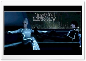 Tron Legacy - Gem and Quorra Ultra HD Wallpaper for 4K UHD Widescreen Desktop, Lockscreen, Screensaver, TV, Tablet, Smartphone