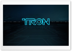 Tron Logo Ultra HD Wallpaper for 4K UHD Widescreen desktop, tablet & smartphone