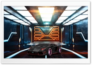 Tron Showroom Ultra HD Wallpaper for 4K UHD Widescreen desktop, tablet & smartphone