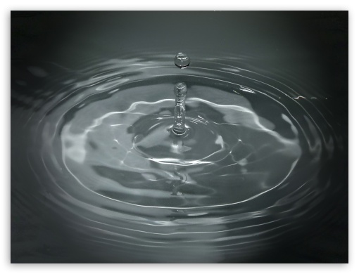Tropfen UltraHD Wallpaper for Fullscreen 4:3 ;