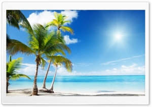 Tropical Beach Paradise Ultra HD Wallpaper for 4K UHD Widescreen desktop, tablet & smartphone