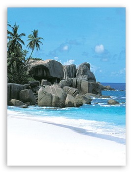 Tropical Beach VGA Mobile UltraHD Wallpaper for Mobile 3:4 ;