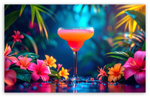 Tropical, Cocktail, Aesthetic, Summer, Relaxation V2 UltraHD Wallpaper for UHD 16:9 ; HD 16:9 ; UltraWide 21:9 24:10 ; Widescreen 16:10 5:3 ; Fullscreen 4:3 5:4 3:2 ; Tablet 1:1 ; Mobile 9:16 9:19.5 9:20 10:16 2:3 3:5 3:4 ; Dual 4:3 5:4 ;