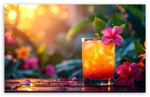 Tropical, Cocktail, Summer Vibes, Aesthetic UltraHD Wallpaper for UHD 16:9 ; HD 16:9 ; UltraWide 21:9 24:10 ; Widescreen 16:10 5:3 ; Fullscreen 4:3 5:4 3:2 ; Tablet 1:1 ; Mobile 9:16 9:19.5 9:20 10:16 2:3 3:5 3:4 ; Dual 4:3 5:4 3:2 ;