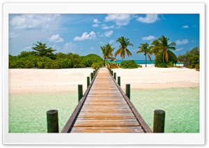 Tropical Dock Ultra HD Wallpaper for 4K UHD Widescreen desktop, tablet & smartphone