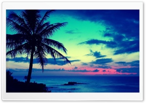 Tropical Sunrise Ultra HD Wallpaper for 4K UHD Widescreen desktop, tablet & smartphone