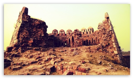 Tuglaqabad fort 01 UltraHD Wallpaper for HD 16:9 ;