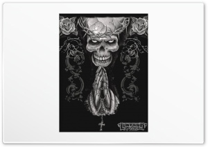 tumblr skull 4K UHD Wallpaper for Widescreen and UltraWide Desktop, UltraHD TV, Smartphone, Tablet