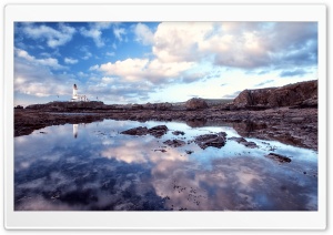 Turnberry Lighthouse In Scotland, UK Ultra HD Wallpaper for 4K UHD Widescreen desktop, tablet & smartphone