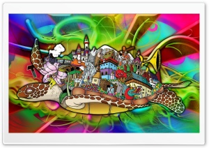 Turtle City.Thejohan200 Make Over Ultra HD Wallpaper for 4K UHD Widescreen desktop, tablet & smartphone